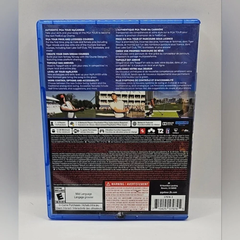 Sony PlayStation PS5 PGA Tour 2K23.